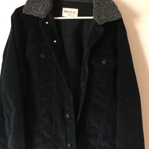 Black corduroy jacket